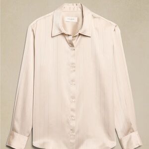 Cream Button-Up Shirt